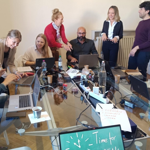 Inglise keele õpetaja Riin Firenzes koolitusel