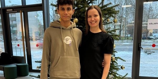 vahetusõpilane Ruslan mentor Marjuga