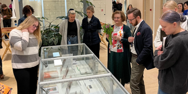 õpetaja Piret Järvela raamatunäituse avamine