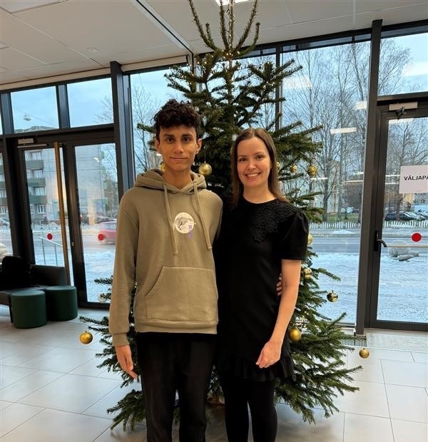 vahetusõpilane Ruslan mentor Marjuga