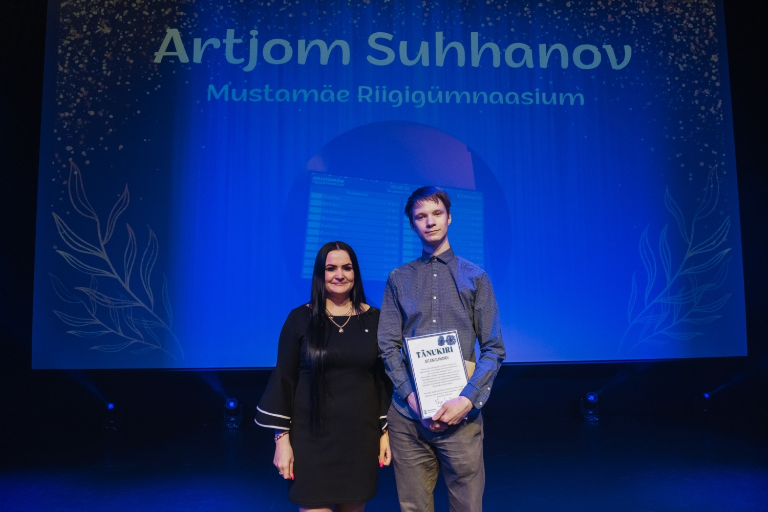 Artjom Suhhanov tunnustusüritusel