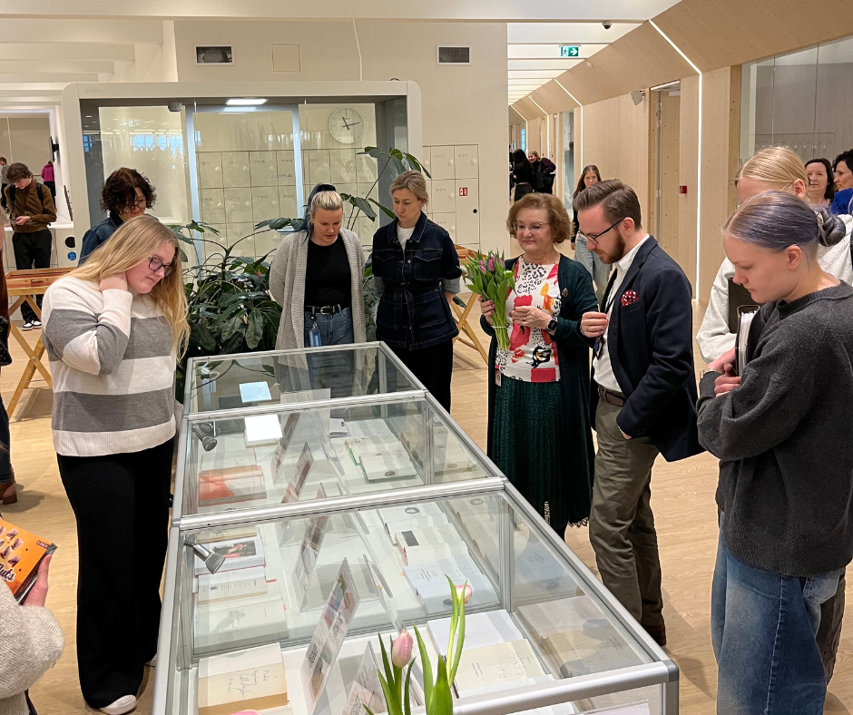 õpetaja Piret Järvela raamatunäituse avamine